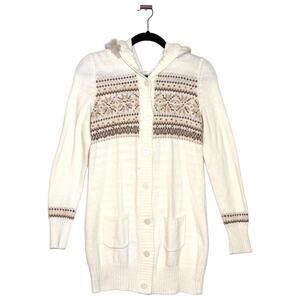 Justice Long Sweater Cardigan Size 18 Girl Large